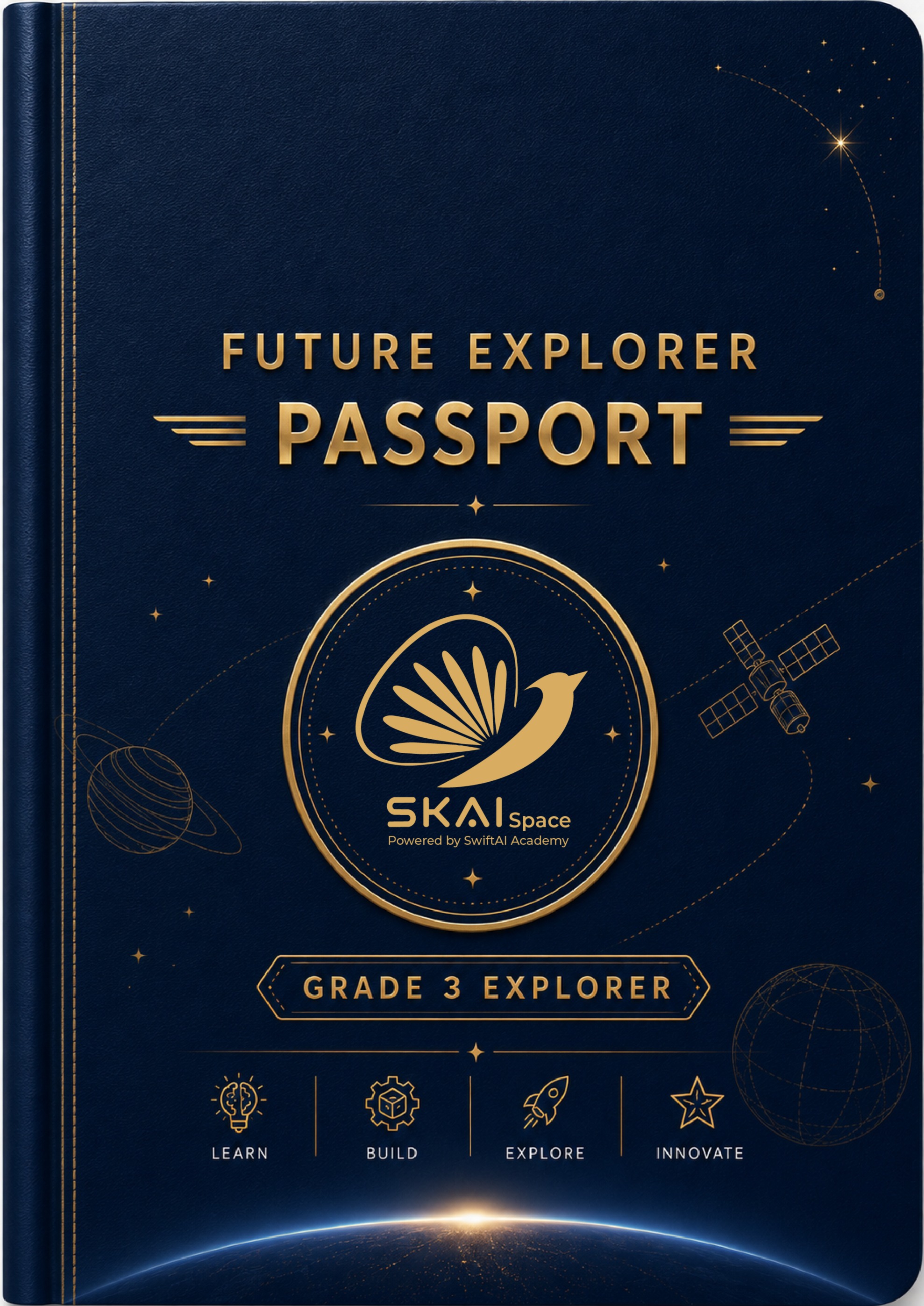 SKAI Space Future Explorer mission passport cover